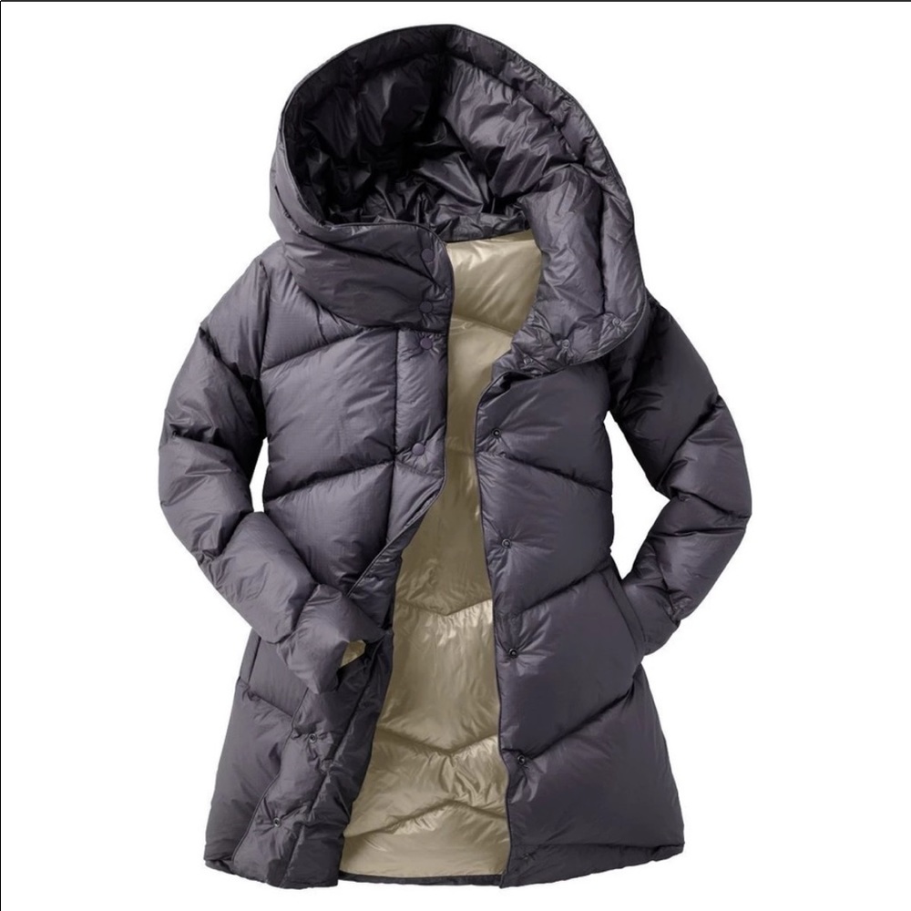 Cotopaxi Nina long down parka graphite